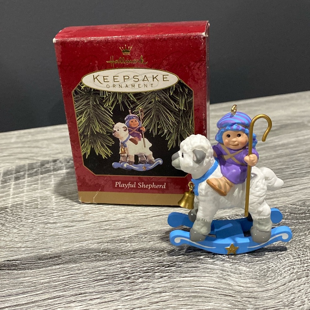 Hallmark | Playful Shepherd (1997) - Vintage Keepsake Ornament